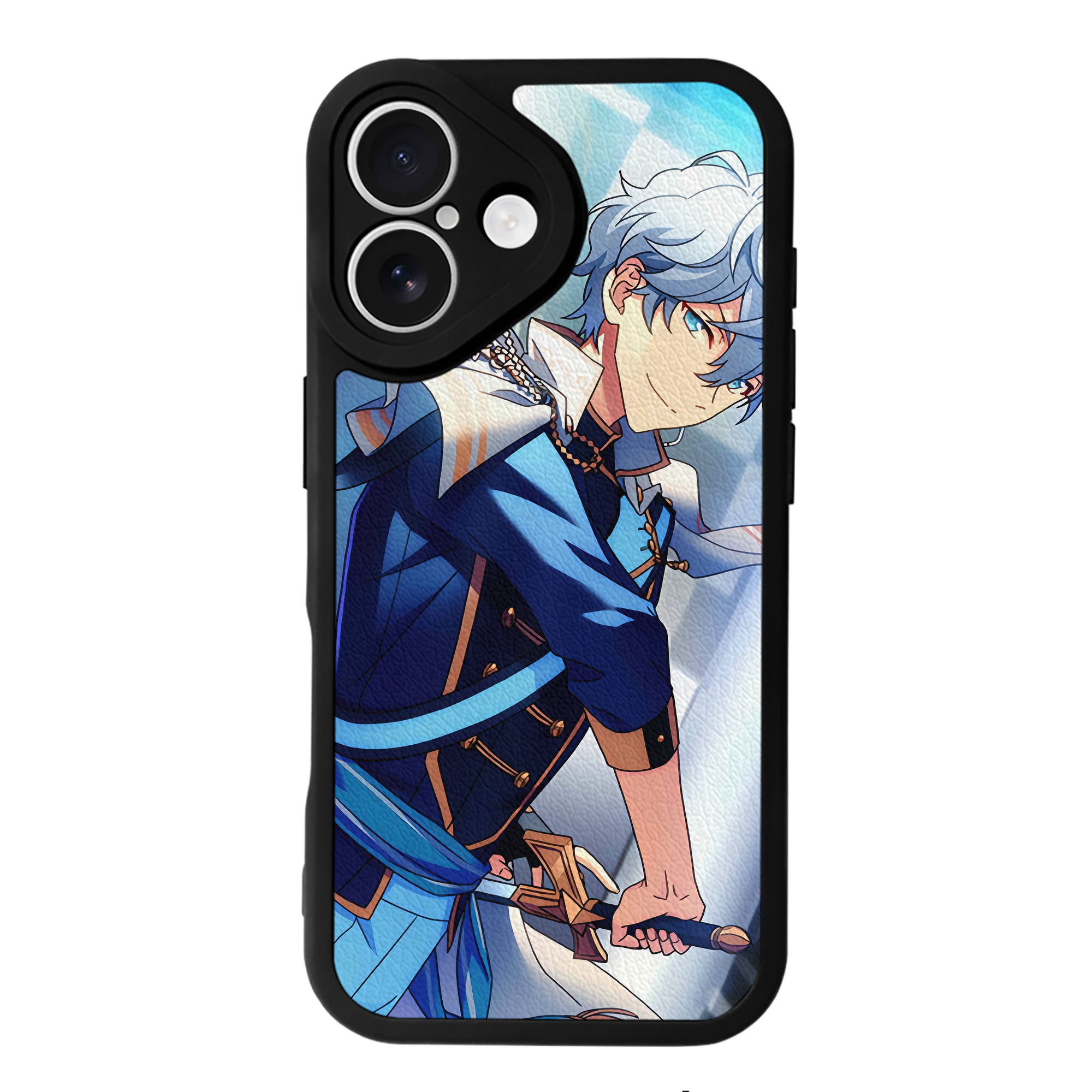 （画像用） あんさんぶるスターズ! Ensemble Stars 【iPhone 16シリーズ対応】シリコンスマホケース（レザー調） 材質：シリコン